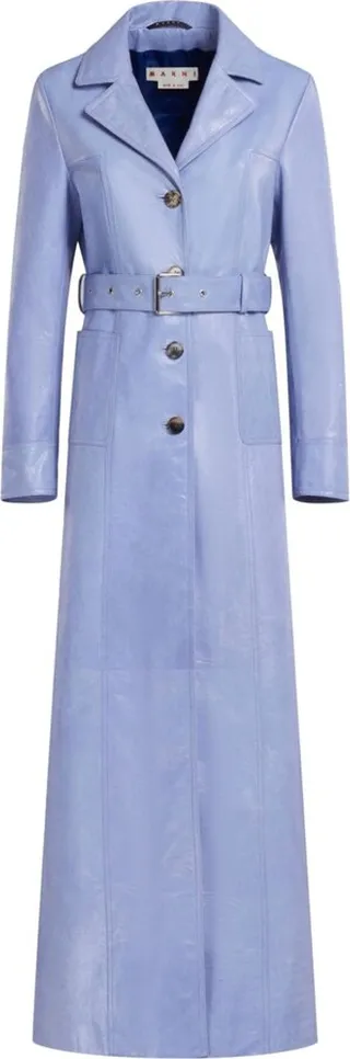 Long Leather Coat