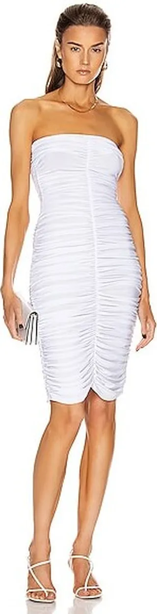 Norma Kamali Slinky Dress in White