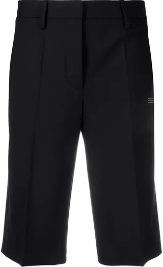 Tailored Cut Knee-Length Shorts
