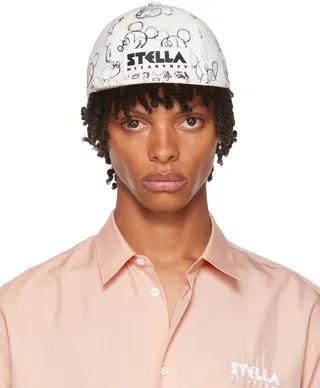 Stella McCartney Off-White Fantasia Mickey Cap