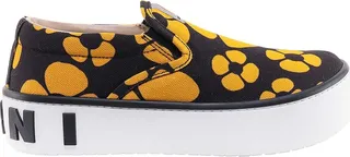 Canvas slip on with floral print