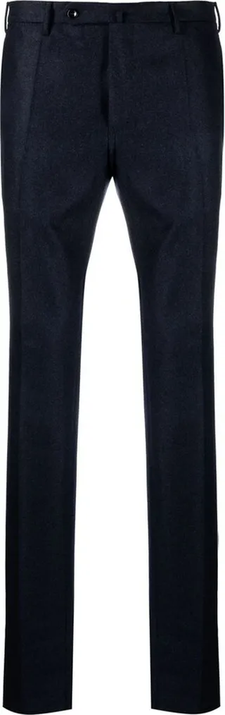 Mid-Rise Straight-Leg Trousers