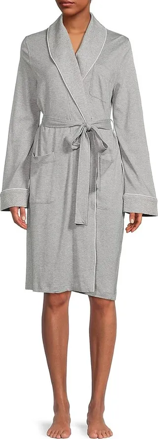 Diamond Quilted Interlock Robe