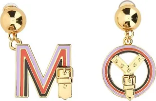 Moschino Symbols Clip On Earrings