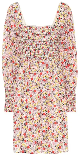 Floral georgette minidress