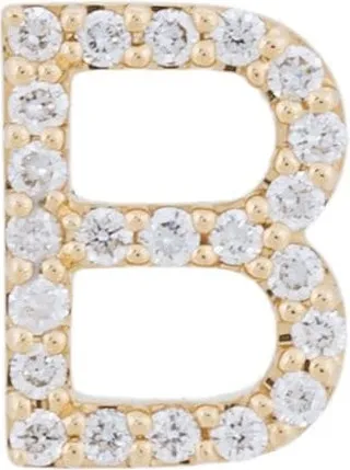 18kt gold ALINKA ID diamond stud earring