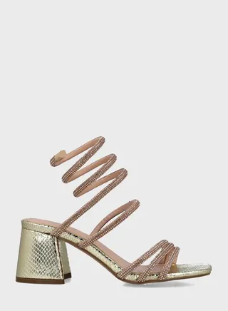 Multi Strap High Heel Sandals