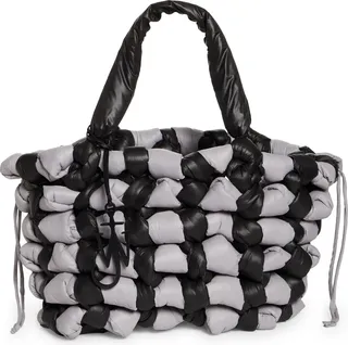 Knotted Leather Tote