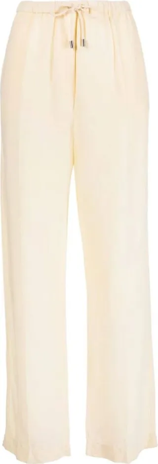 Straight-Leg Drawstring Trousers