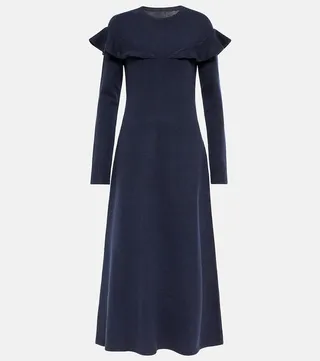 Cashmere midi dress