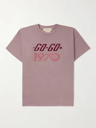 Printed Cotton-Jersey T-Shirt