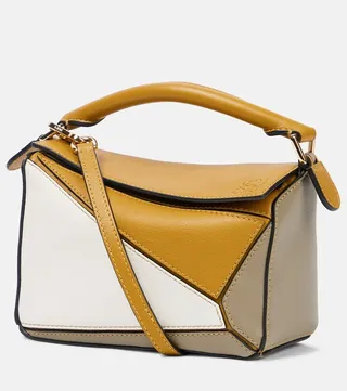 Puzzle Mini leather shoulder bag