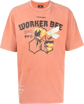 Worker Bee print T-shirt