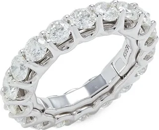 14K White Gold & 3.70 TCW Diamond Adjustable Eternity Ring