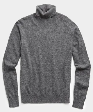Cashmere Turtleneck in Charcoal