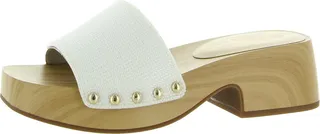 Womens Textured Studded Clogs