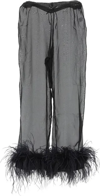 Oséree Sheer High Waist Pants