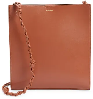 Medium Faux Leather Shoulder Bag