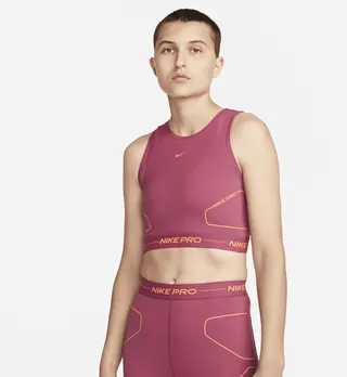 Women's Nike Pro Dri-FIT Training Tank Top in Purple