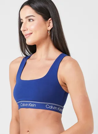 Race Back Logo Band Bra