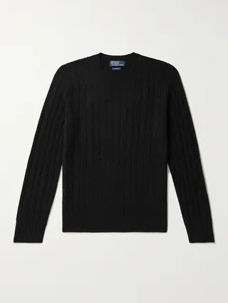 Cable-Knit Cashmere Sweater