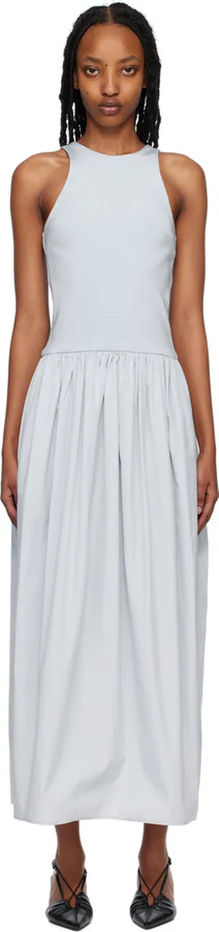 Esse Studios Blue Tank Midi Dress