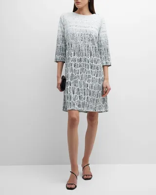 Pattern Play Knit Dress