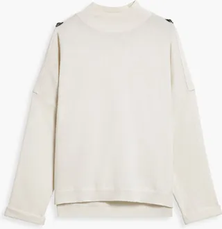 Embellished cashmere sweater