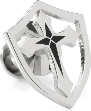 Ox & Bull Trading Co. Men's Cross Shield Lapel Pin