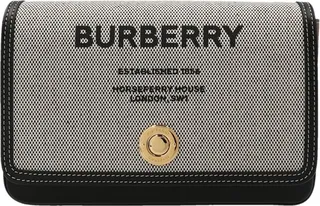 Burberry Logo Printed Foldover Crossbody Bag