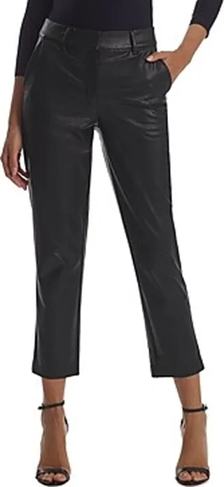 Commando Faux Leather Cropped Trousers