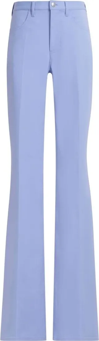 Pressed-Crease Straight-Leg Trousers