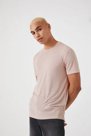 Slim-Fit Jersey Knit Crew Tee