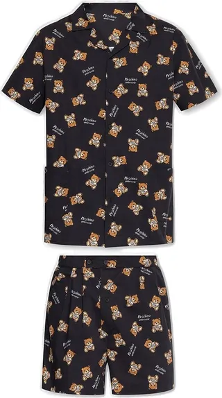 Moschino Teddy Bear Printed Two-Piece Pyjama