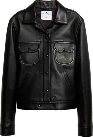 Lambskin Leather Trucker Jacket