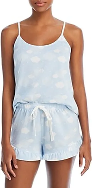 Aqua Cloud Print Pajama Set - 100% Exclusive