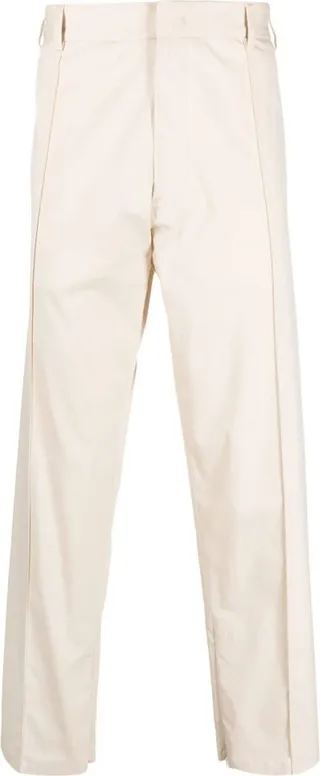 Cotton Straight-Leg Trousers