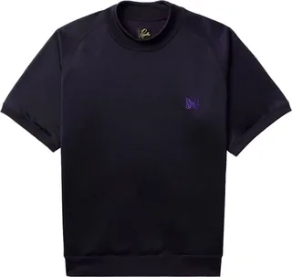 embroidered-logo round-neck T-shirt