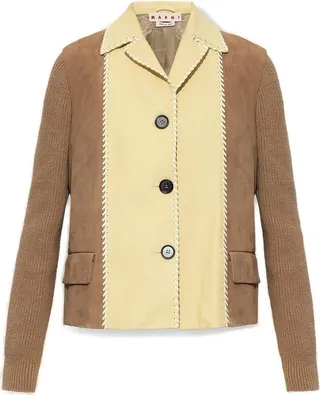 Marni Single-Breasted Long-Sleeved Jacket