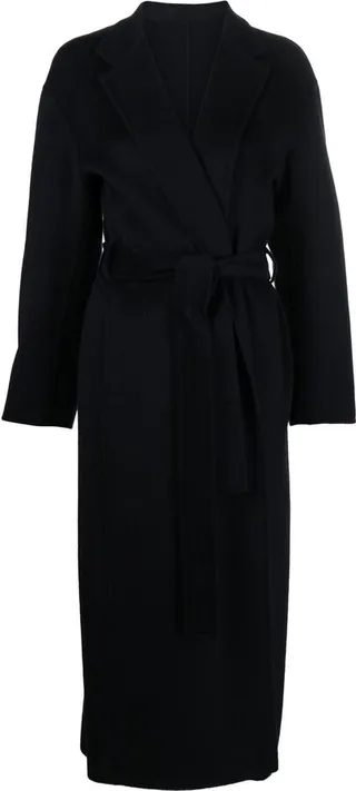 Single-Breasted Wool Coat