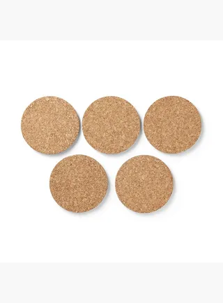 Cork Coaster , Set of 5
