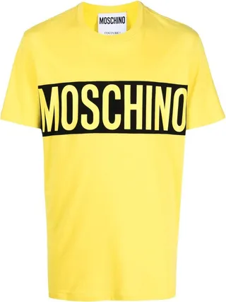 logo-print organic cotton T-shirt