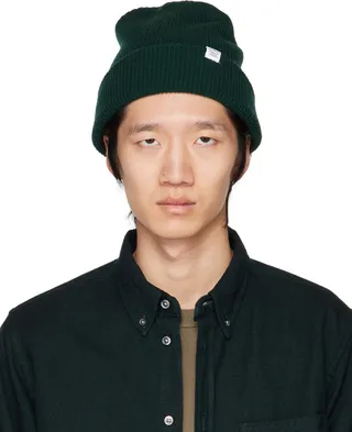 NORSE PROJECTS Green Norse Beanie