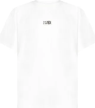 MM6 Maison Margiela Logo Detailed Crewneck T-Shirt