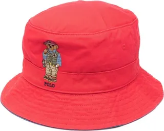 Polo Bear cotton bucket hat