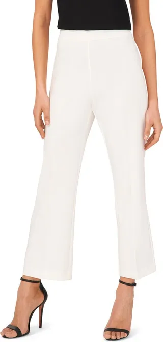Straight Leg Crop Tech Trousers