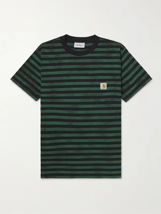 Scotty Chromo Striped Cotton-Jersey T-Shirt