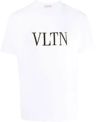 VLTN logo-embroidered T-shirt