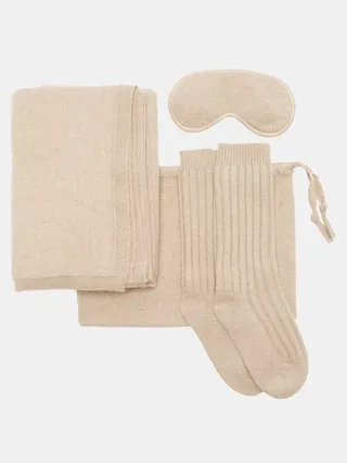 Recycled Cashmere-blend At Home Gift Set