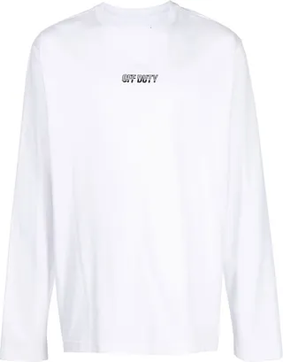 logo-print long-sleeve T-shirt